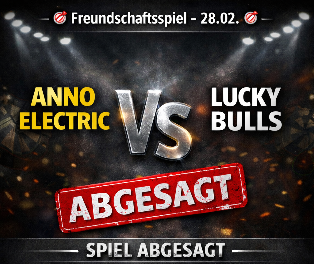 Freundschaftsspiel fällt leider aus