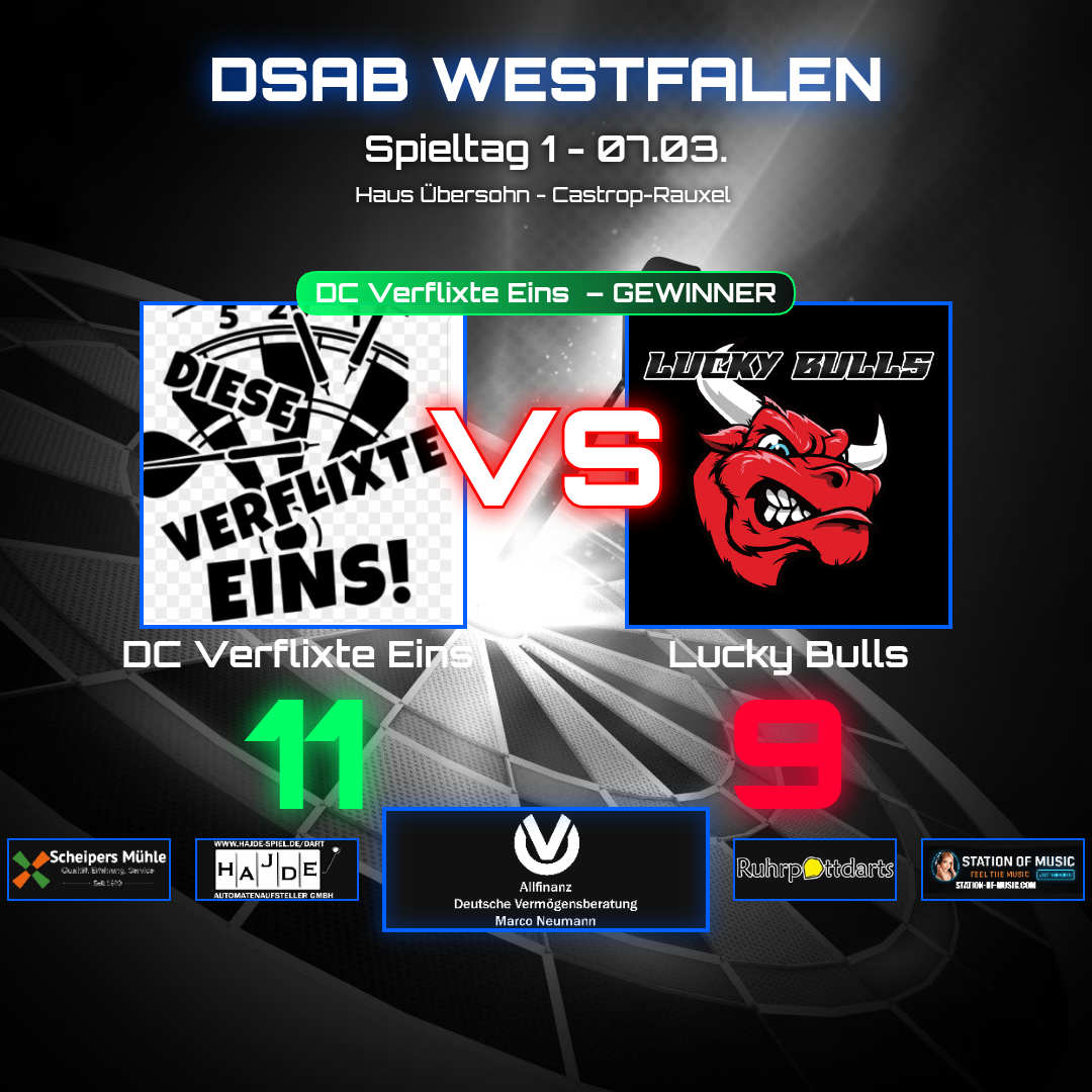 Spielbericht – DSAB Westfalen, 1. Spieltag