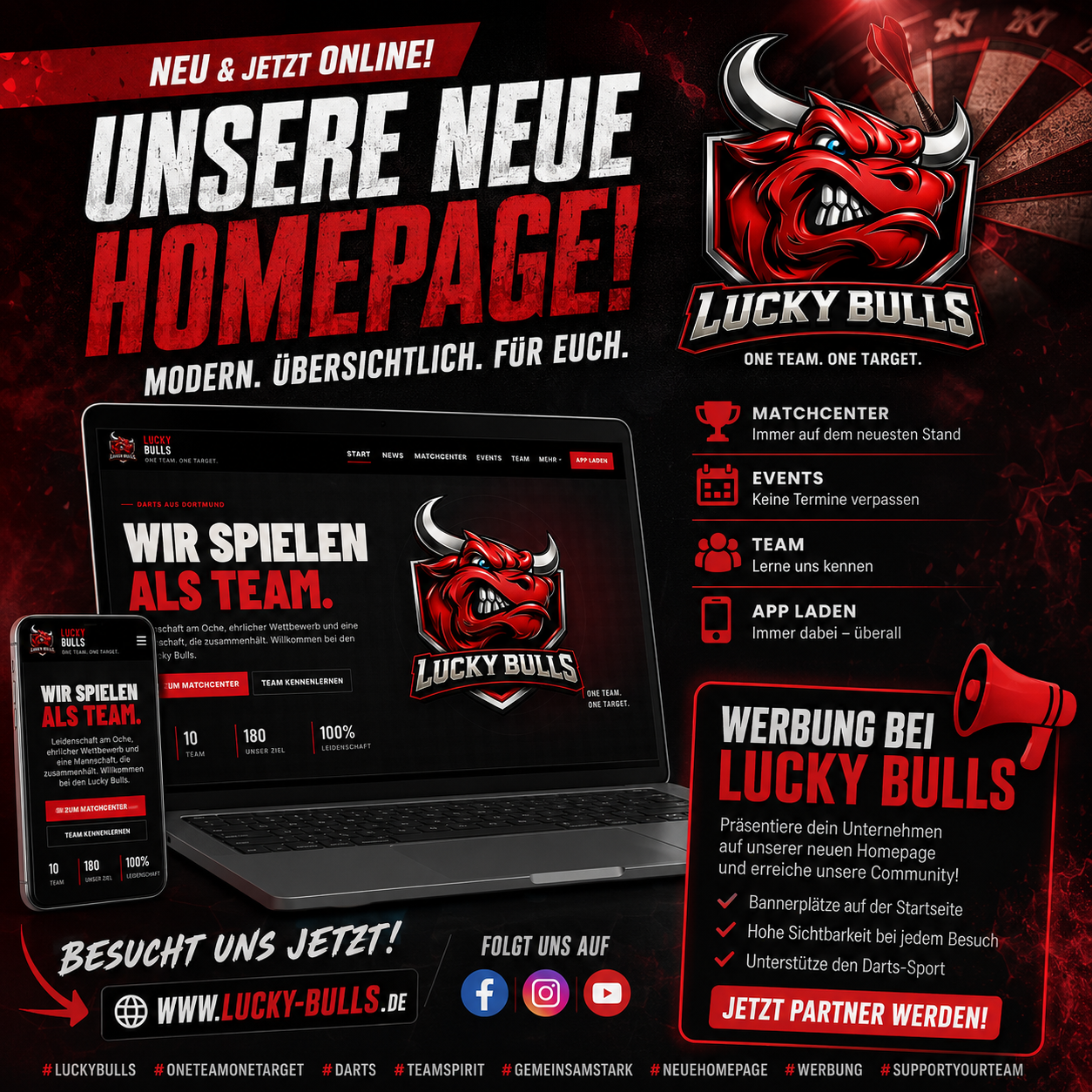 🚀 Unsere neue Homepage ist online! 🔥