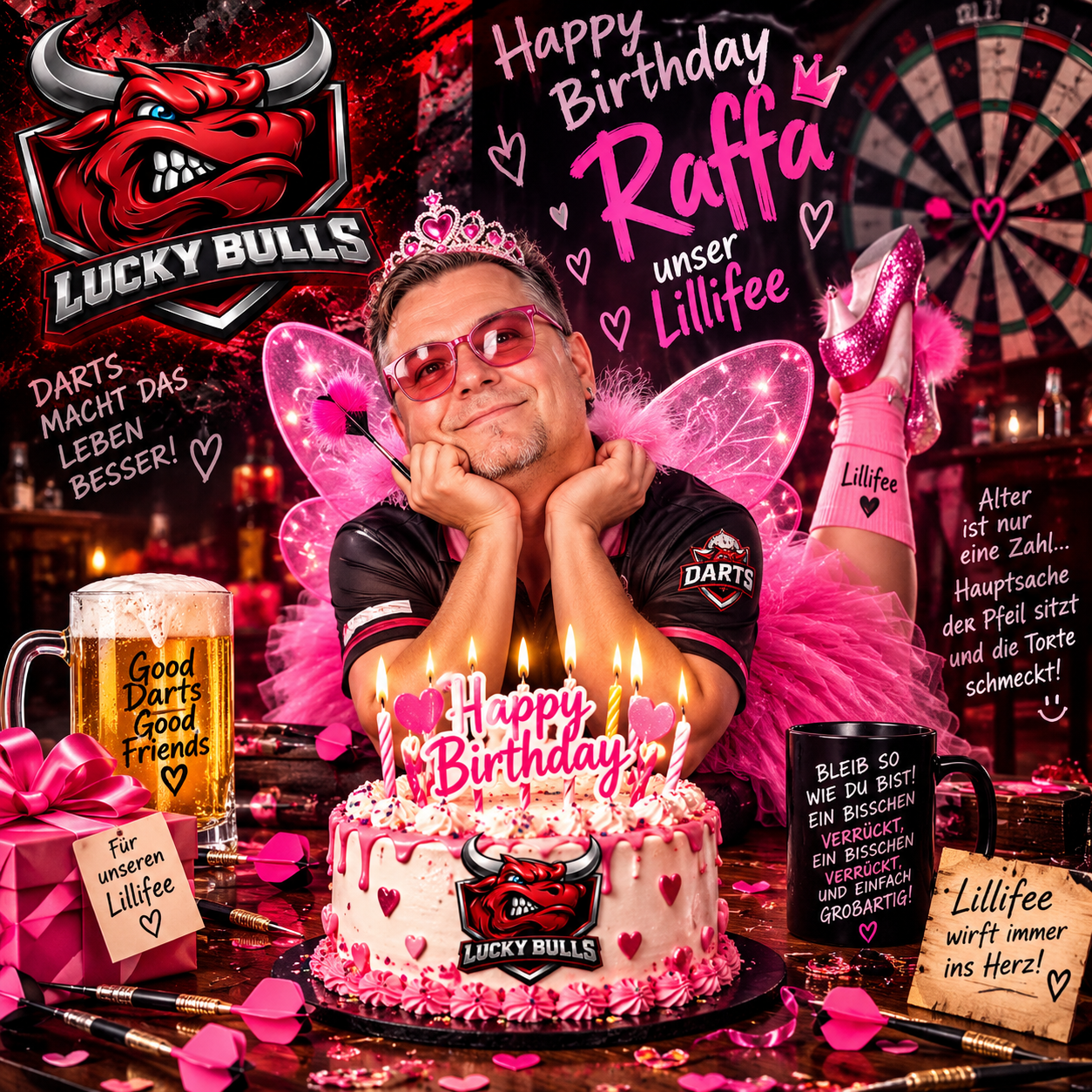 🎂🎯 Happy Birthday, Raffa – unsere Lillifee! 🧚‍♀️💗